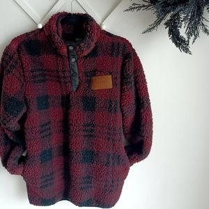 New York Fuzzy Fleece Sherpa Sweater